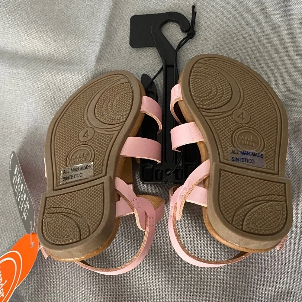 Wonder Nation Light Pink Kids Sandals